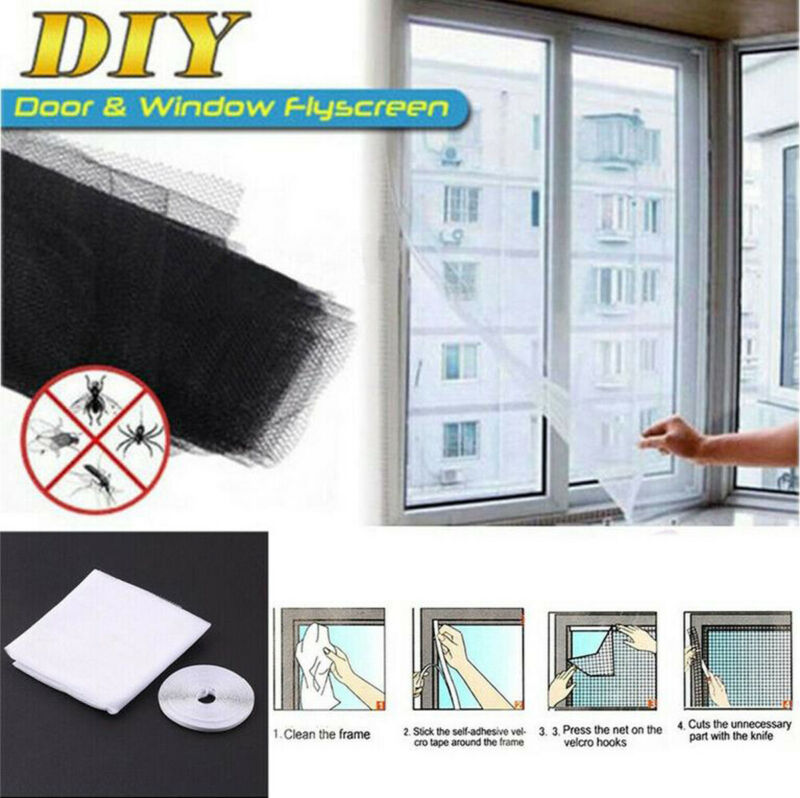 Red de malla para ventanas de insectos y mosquitos para puertas