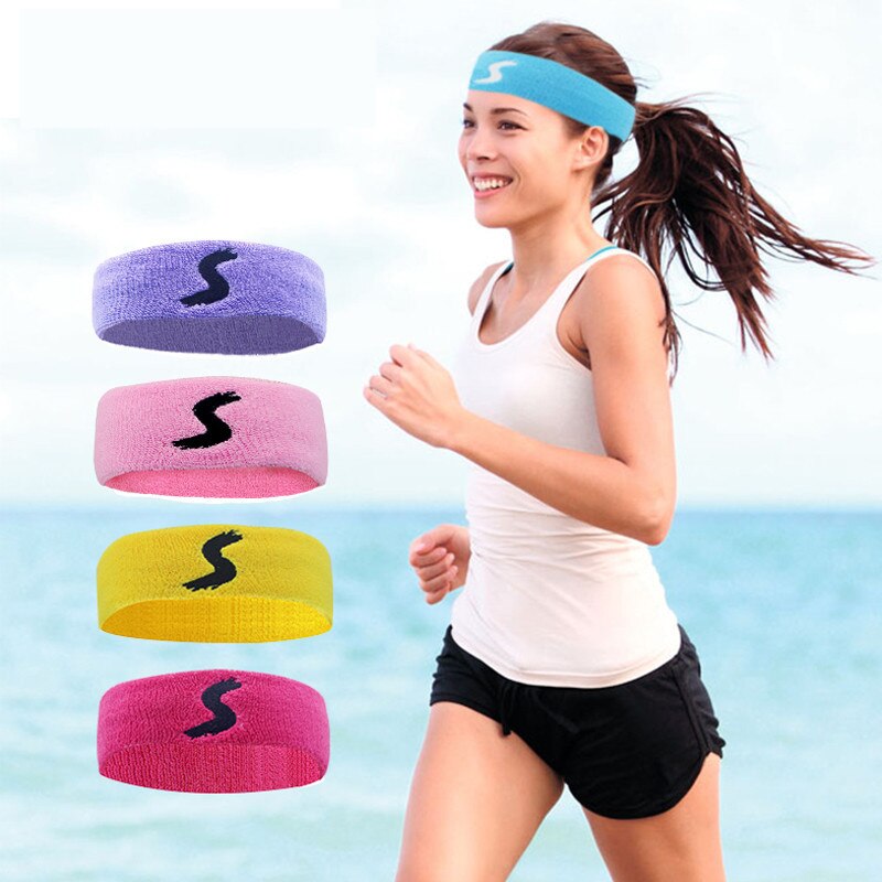 Sporthandduk pannband handduk armband polyester bomull svettband pannband löpning lek sport handledsskyddsbälte