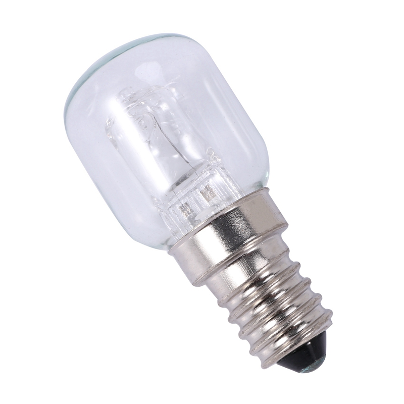 2X E14 High Temperature Bulb 500 Degrees 25W Halogen Bubble Oven Bulb E14 250V 25W Quartz Bulb