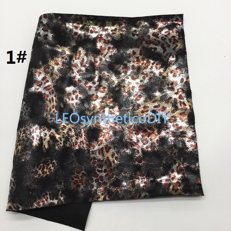 1pc 21 x 29cm luipaardprint imitatieleer stof, synthetisch leer stof leren vellen voor het maken van strikken leosyntheticodiy  t427a: 1