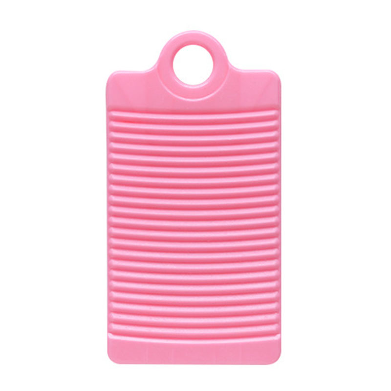 Plastic Washboard Antislip Thicken Washing Board Clothes Cleaning For Laundry SUB: Pink