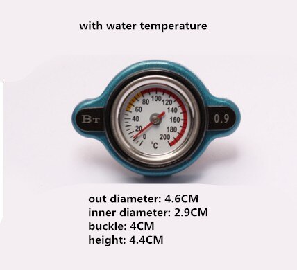 1pc Excavator water tank cover temperature meter universal for Caterpillar Hitachi Hyundai Daewoo Kobelco: D