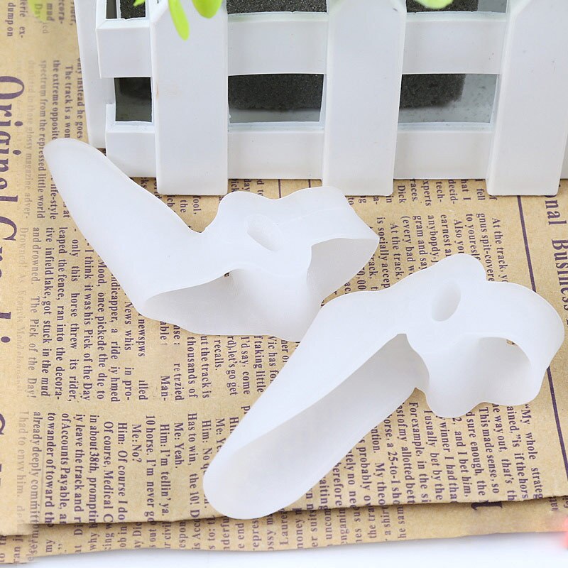 Pexmen 2 Teile/para Gel Zehe Separator Ballen Knochen Ektropium Erzähler Zehen Außen Gerät Fuß Pflege Werkzeuge Hallux Valgus Korrektor