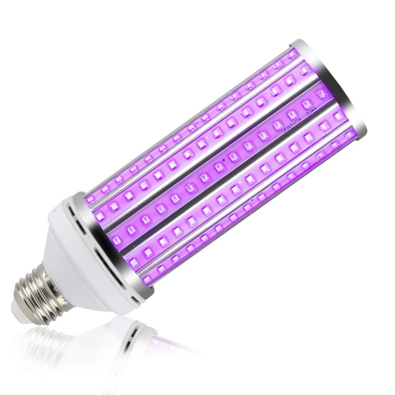 E26/E27 UV stérilisateur 60W Ultraviolet stérilisation lampe désinfection ampoule UVC LED ampoule de maïs avec télécommande 254nm ampoule