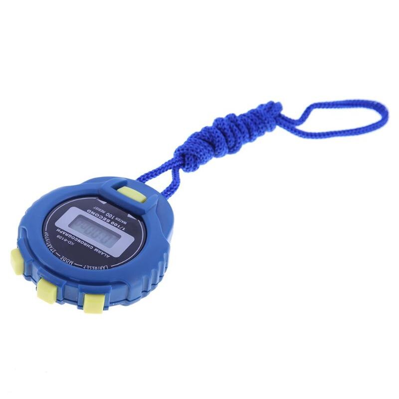 Handheld LCD Chronograph Digital Timer Stopwatch Sport Counter Odometer Watch Alarm Sport Stopwatch Digital Stopwatch Timer