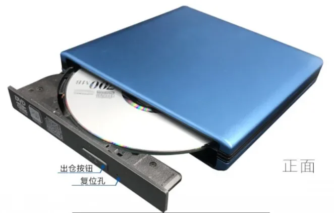 UHD 4K Blu-Ray Burner USB3.0 External Optical DVD Drive Recorder BD-RE/ROM 3D Blu-Ray Players Writer Reader for MAC OS: Blue