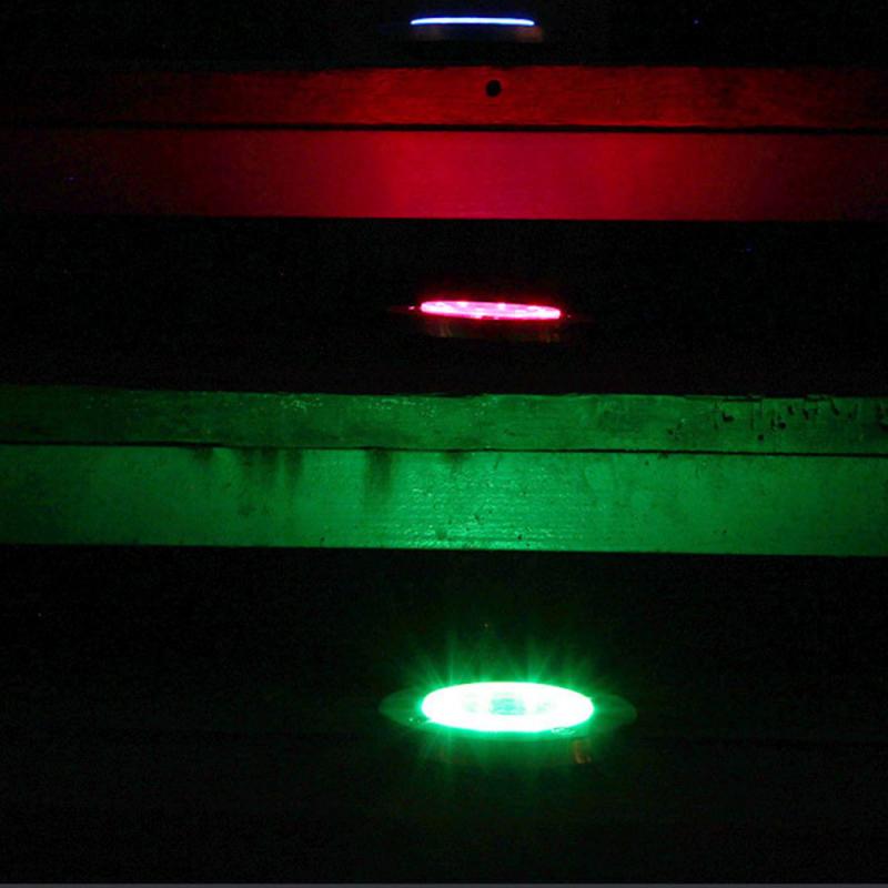 8 LEDs Ground Light Solar Powered Garden Landscape Lawn Lamp Buried Light Outdoor Road Stairs Decking Light With Light Sensor