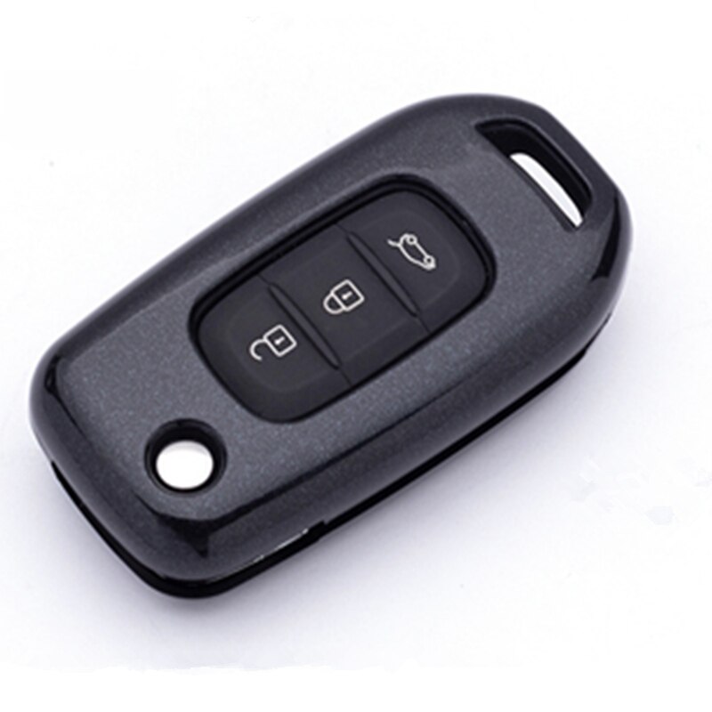 ABS Car Key Case For Renault Kadjar Captur Symbol Koleos Megane Keyless Remote Cover Shell 3 Buttons