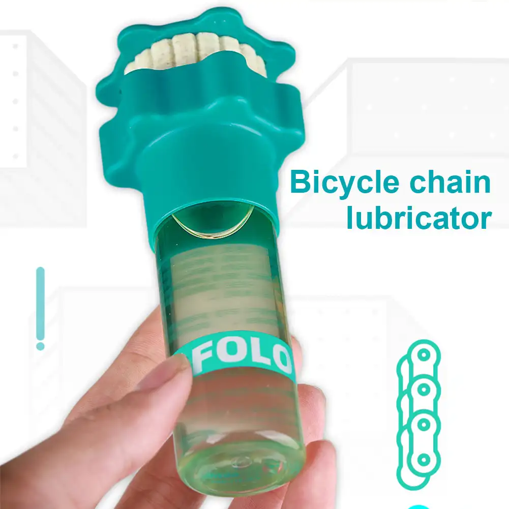 Lubricador de aceite para cadena de bicicleta, engrasador de cadena de bicicleta, limpiador de rodillos, dispositivo lubricante, accesorios de mantenimiento para bicicleta