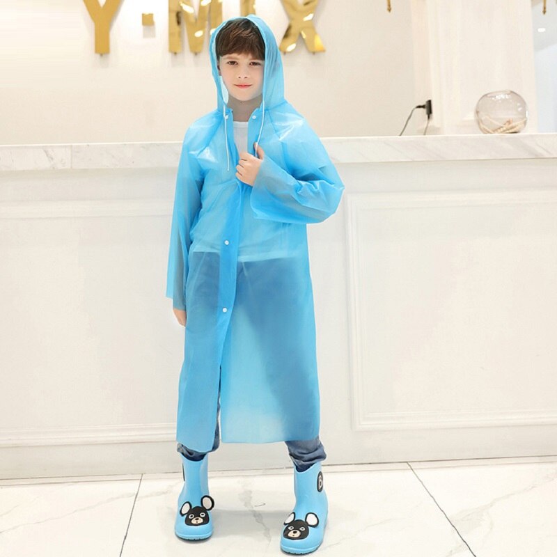 Kinderen wegwerp regenjas Mode wegwerp vest regenjas Reizen anti-nat gezamenlijke lange poncho regenkleding дождевик детский