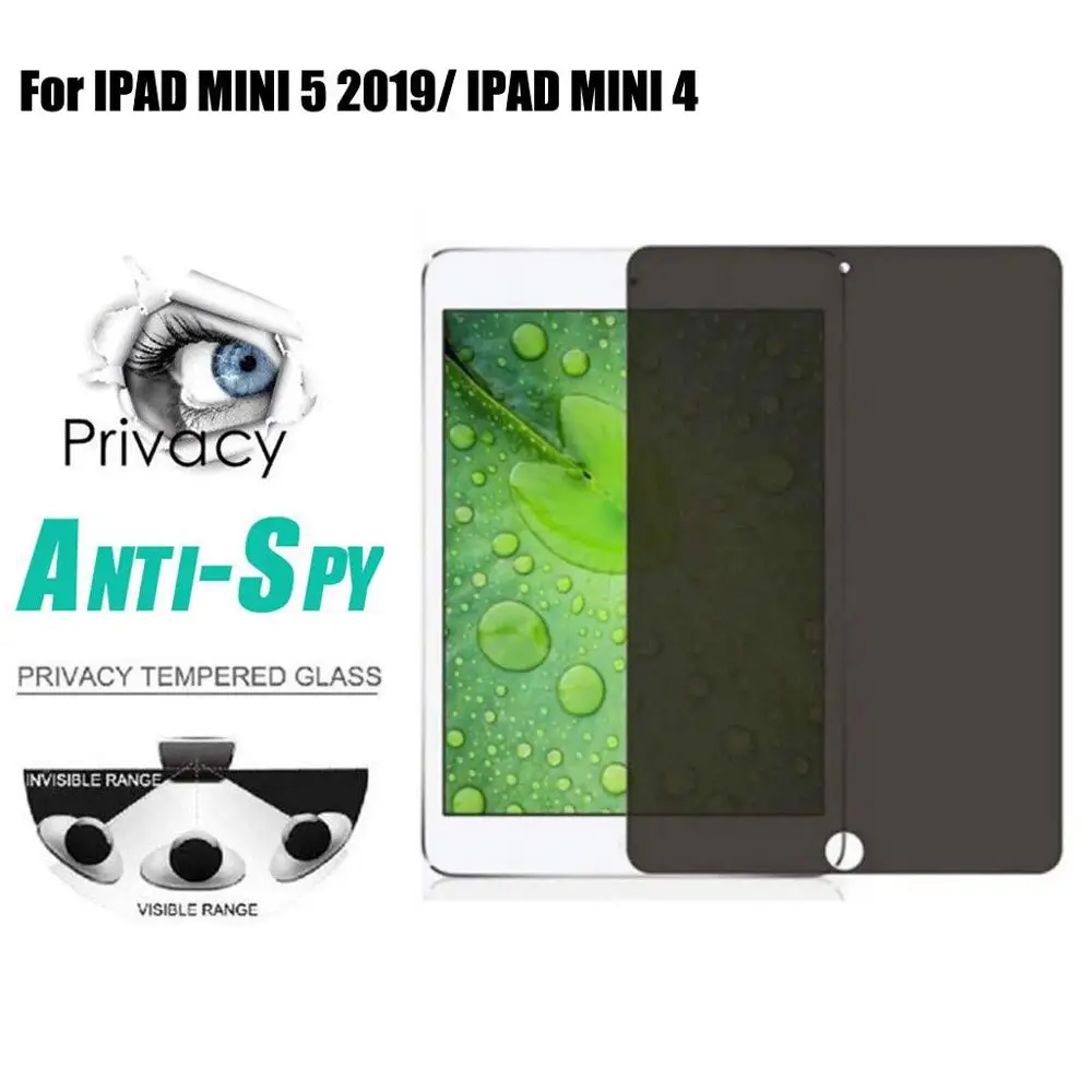 Privacy Tempered Glass For Apple iPad Air 3 2 Mini 5 4 Anti Spy Screen Protector For iPad Pro 9.7 10.5 11 Tablet