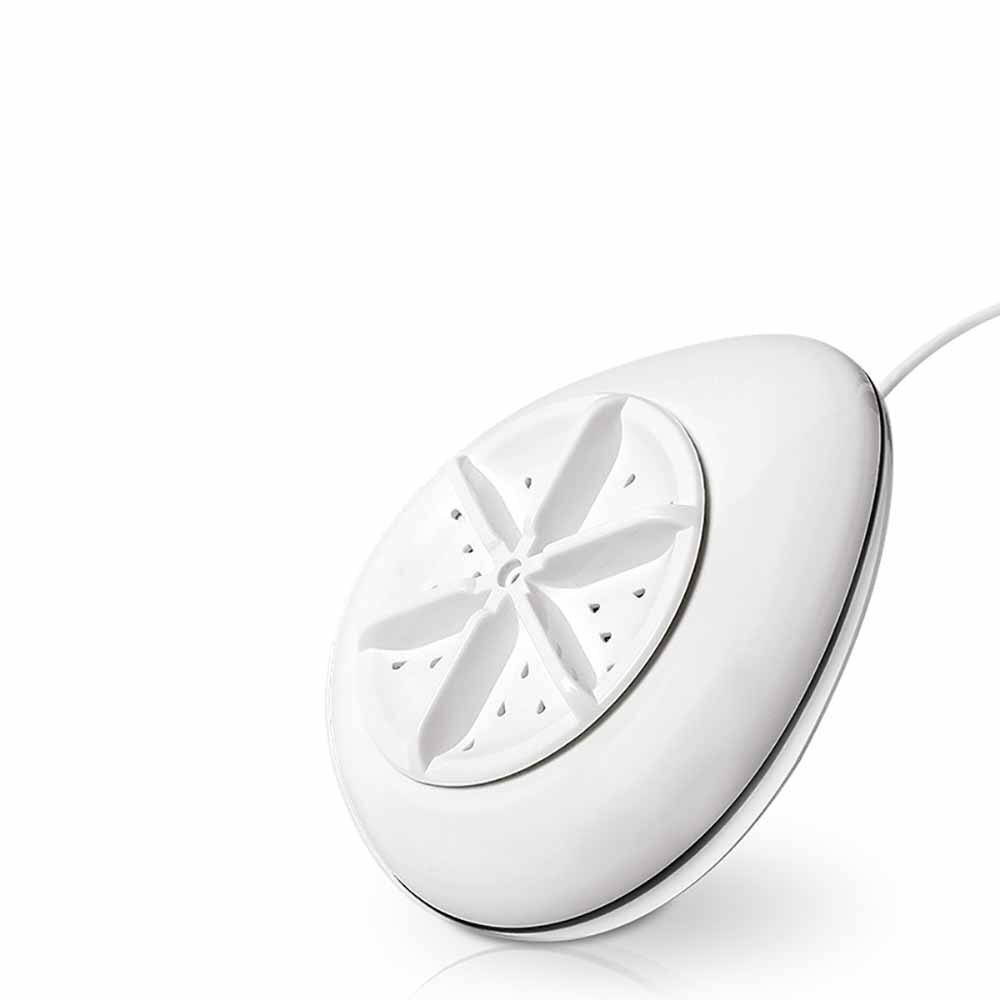 Przenośna mini pralka ultradźwiękowa turbina pralka składany kształt wiadra ubrania robić prania podkładka robić podróży w domu: czarny