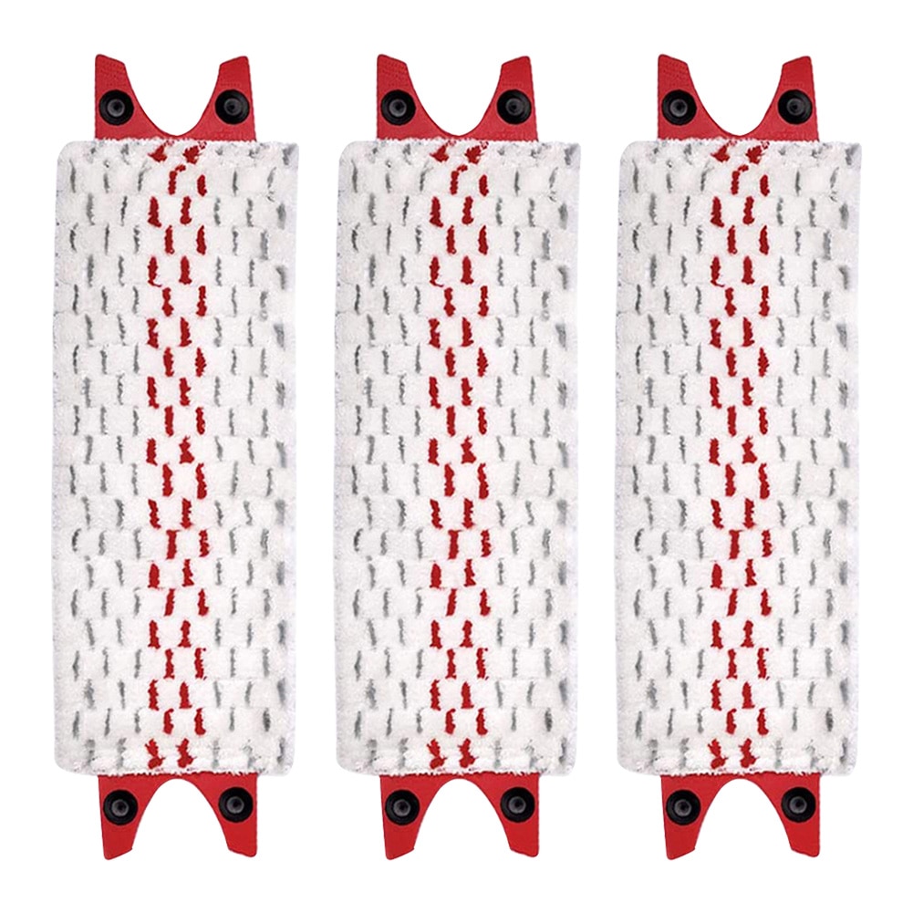 3 stücke Reinigung Mopp Pads Mehrweg Hause Boden Flache Dreh Zubehör Mikrofaser Tuch Ersatz Teile Schlecht Für Vileda UltraMax
