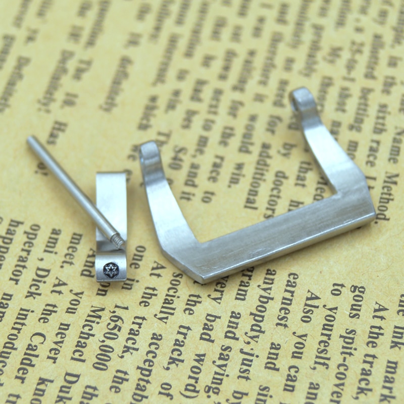 18mm 20mm 22mm 24mm 26mm massief roestvrij staal zilveren herenhorlogeband sluiting retro metalen leren horlogeband riem gesp riem