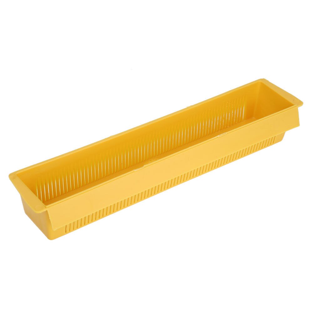 Beekeeping Plastic Pollen Trap Yellow with Removable Ventilated Pollen Tray Pollen Collector Beehive Detachable Tools