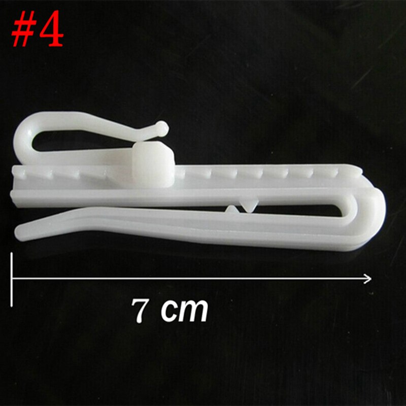 30Pcs Gordijn Metalen Haken Potlood Plooi Voor Gordijnen Sliding Track Venster Opknoping Gordijn Accessoire Gordijnen Plastic Haken CP056H: Bordeaux