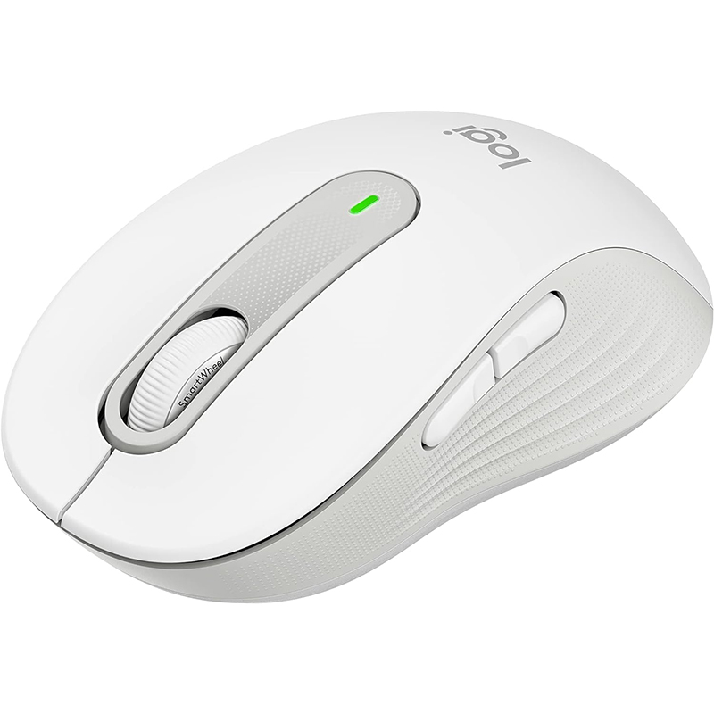 Original Logitech M650 Wireless Bluetooth Mouse Silent Office Laptop Mice For PC/Mac/Multi-Device Right Hand Mouse: WHITE