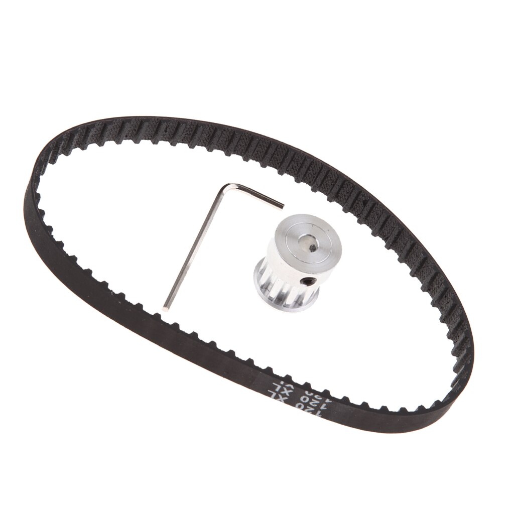 XL10 10 Teeth 5mm Bore Timing Pulley Wheel 120XL Timing Belt For Lathe CNC