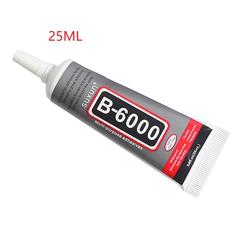 B6000 Super Lijm Voor Glas Metaal Plastics Rubber Leer Lijm Hotfix Diy Sieraden Maken Multifunctionele Reparatie Lijm: 25ml