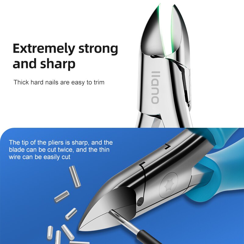 LLANO Nail Clippers Pliers Toenail Cutter Pedicure Manicure Tools Foot Care Ingrown Paronychia Correction Tool Sets
