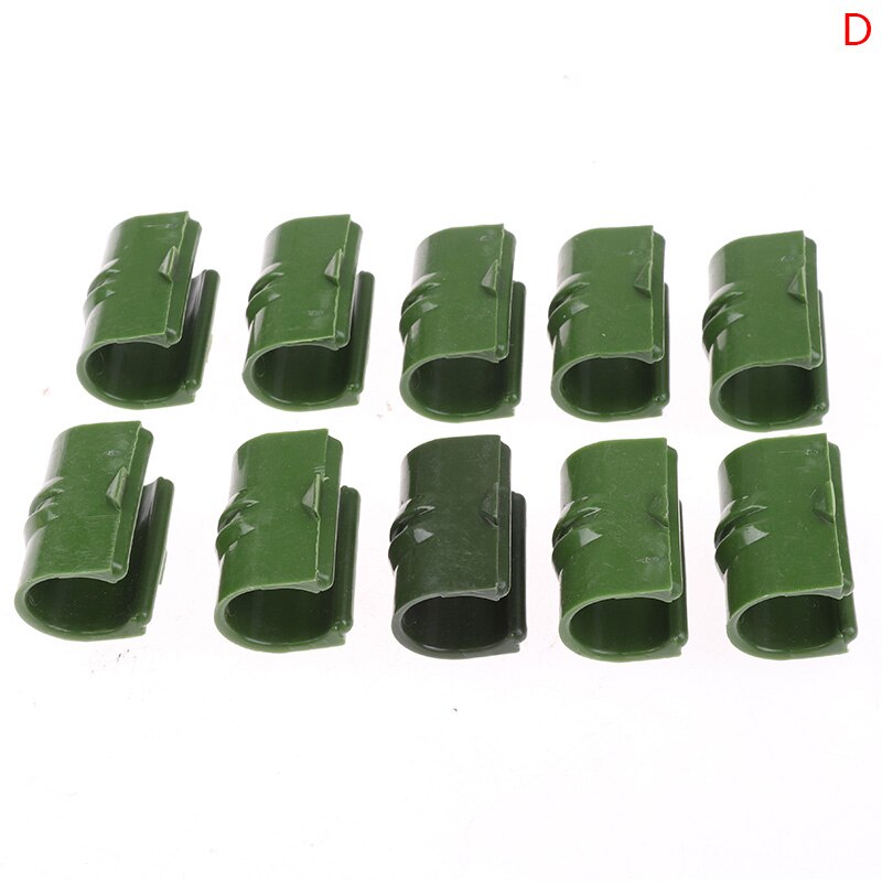 10 st/set skugga segel klämma växthus ram rör rör klipp film nät skugga segel klämma trädgårdsredskap: 20mm