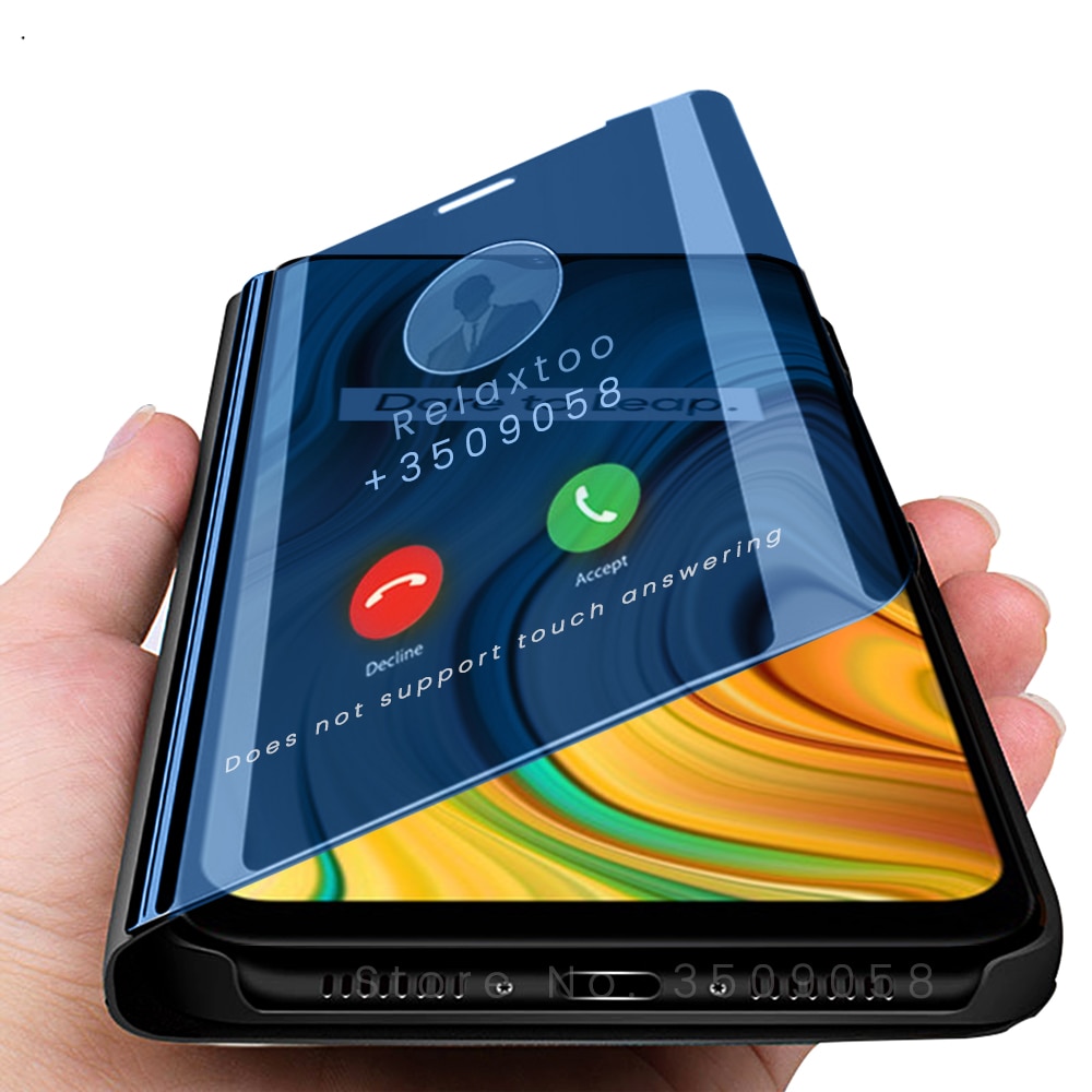 Realme C3 Case Smart Spiegel Flip Case Voor Oppo Realme C3 Realmec3 6.5 ''Telefoon Magnetische Stand Coque Op Realmi reamy C 3 C3 3c