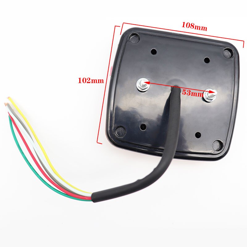 12V 26LED Vrachtwagen Caravan Achterlicht Richtingaanwijzer Brake Stop Lamp Achterlicht Kentekenverlichting Reverse van
