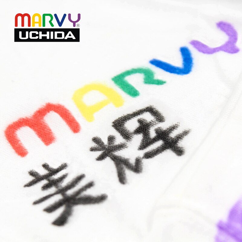 Marvy Fabric Markers Pens 30 Colors Fabric Paint Art Markers Set Child Safe &amp; Non-Toxic DIY Graffiti Painting Clothes Clothing