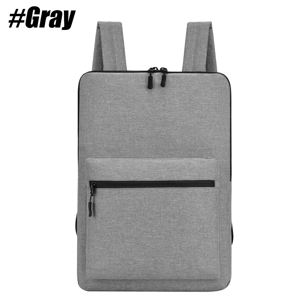 Slim Anti-Theft Laptop Backpack Water-Resistant Lightweight Expandable for 15.6 Notebook, Business Travel Office College Work: Light Grey