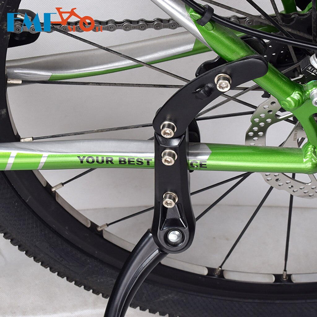 40# Bicycle Accessories Adjustable Bicycle Bike Stand Aluminum Foot Prop Side Kickstand Parking Rack Bicycle Parking Assistance