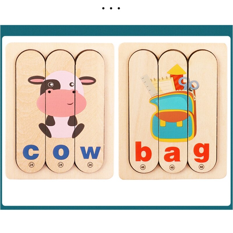 Buchstabenmaschine & zählspiele für kinder 3 in 1 – frühkindliche lernmaterialien mit niedlichen bildkarten