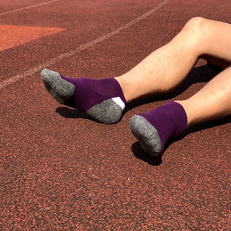 Men's Cotton Compression Sport Socks Cycling Socks Running Basketball Bike Socks Low Cut Run Sports Sock2020