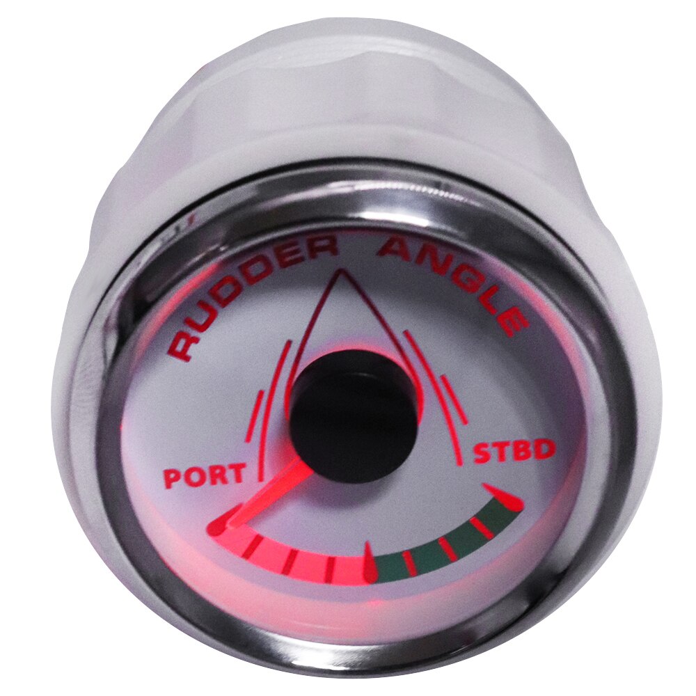 85mm Rudder Angle Indicator Gauge Meter 0-190ohm With Mating Sensor 52mm Marine Angle Meter 8 Color Backlight