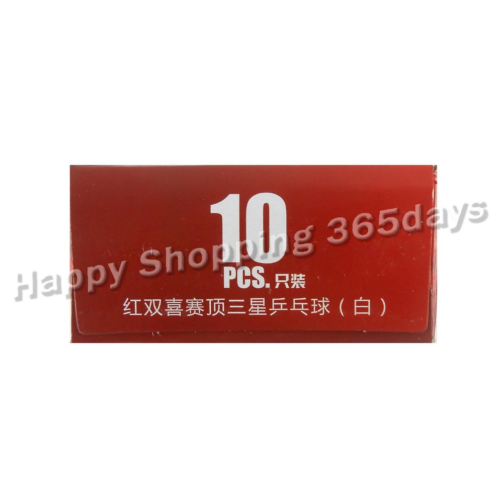 10x DHS D40+ 3Star preferred ABS White Table Tennis Balls