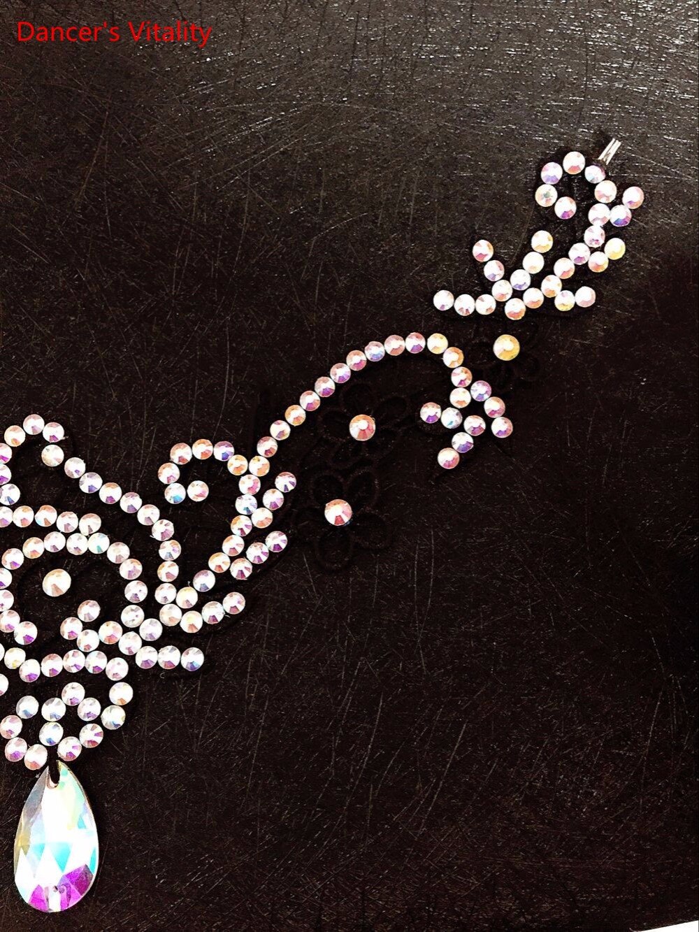 Latin Dance Modern Ballroom Dance Performance Clothing Competition Dance Accessories Diamond Necklace