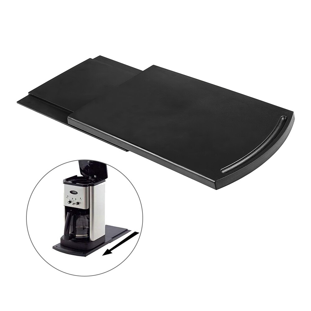 Plateau Roulant Coulissant Pour Cafetière & Appareils – Curseur Cuisine 41x30 Cm – Gain De Place & Confort