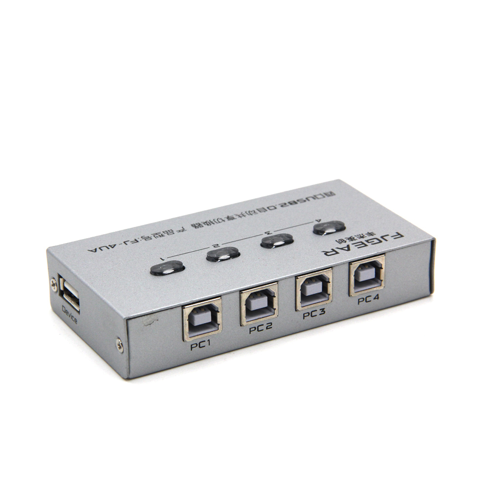 USB HUB USB Auto Sharing Switch Voor 2 Computer delen Printer Ondersteunt 2 of 4 computers te delen 1 USB apparaat