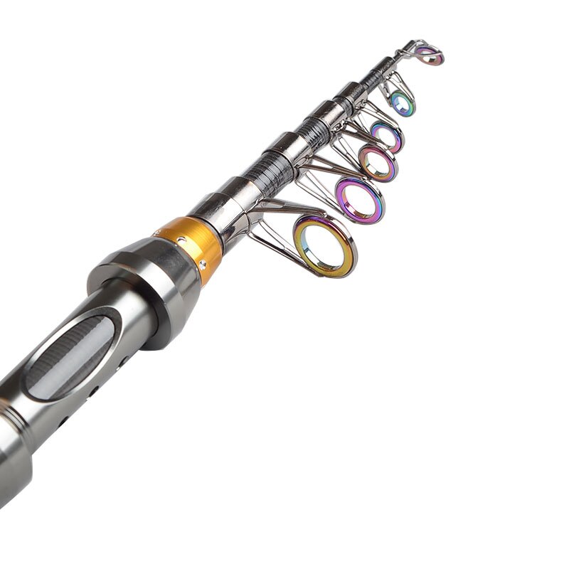 99% Carbon 1.8M 2.1M 2.4M 2.7M 3.0M 3.6M Portable Telescopic Fishing Rod Spinning Fish Hand Fishing Tackle Sea Rod Ocean rod