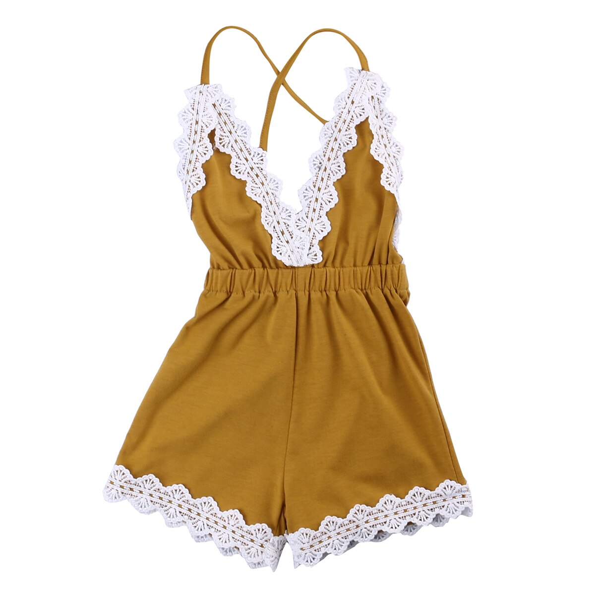 Wikkel jumpsuit mouwloos in 11 kleuren