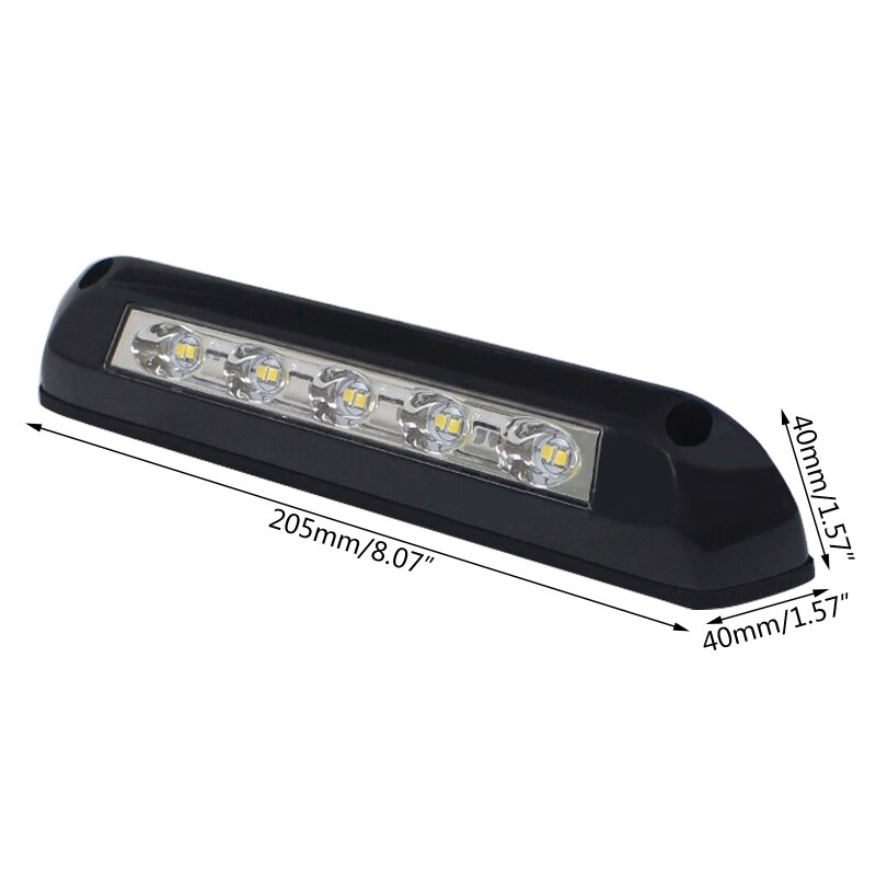 12V LED Awning Porch Light Waterproof Motorhome Caravan Interior Wall Lamps Light Bar RV Camper Trailer Exterior Lamp
