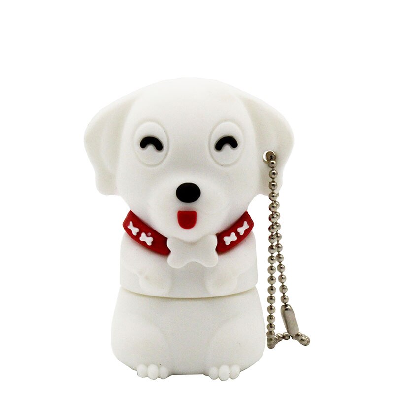 TEXT ME style cartoon pen drive dog usb flash drive 4GB 8GB 16GB 32GB 64GB cartoon: 32GB / White