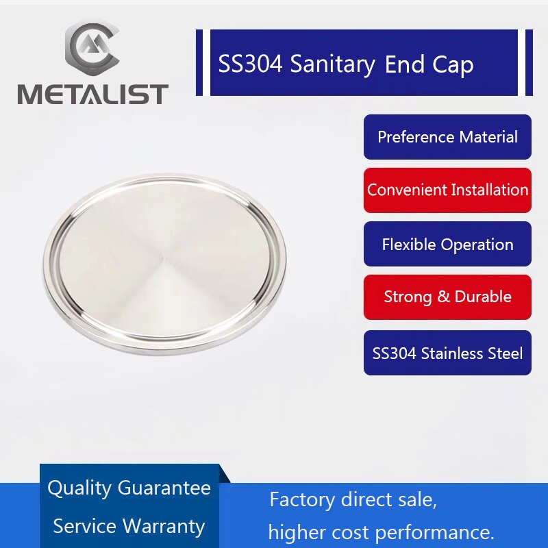 Edelstahl Anschweißhülse SUS 304 - 38mm OD Sanitärrohr Tri Clamp Typ