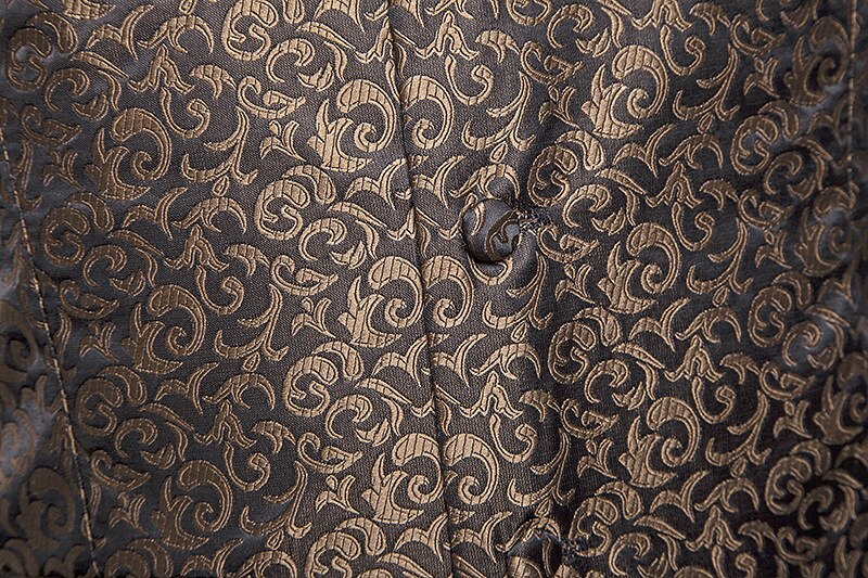 Chaleco de traje de Paisley para de boda Hipster para hombre chaleco Floral para hombre chalecos de vestir de ajuste delgado de un solo pecho para hombre Gilet XXL