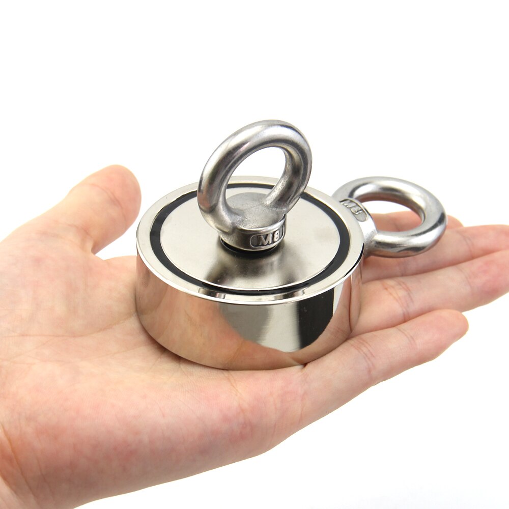 Sterke Neodymium Magneet Dubbele Kant Zoeken Magneet Haak D48 - D94 * 28 Mm Super Power Salvage Vissen Magnetische Stell bekerhouder