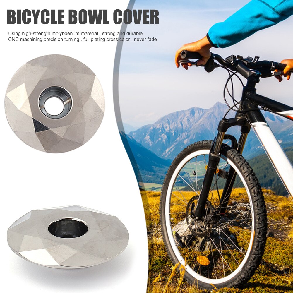 Mtb Stuurpen Top Cap Fiets Vork Buis Aluminium Legering Hoofd Onderdelen Top Cover Mountain Road Fietsen Kom Steel Cool uiterlijk