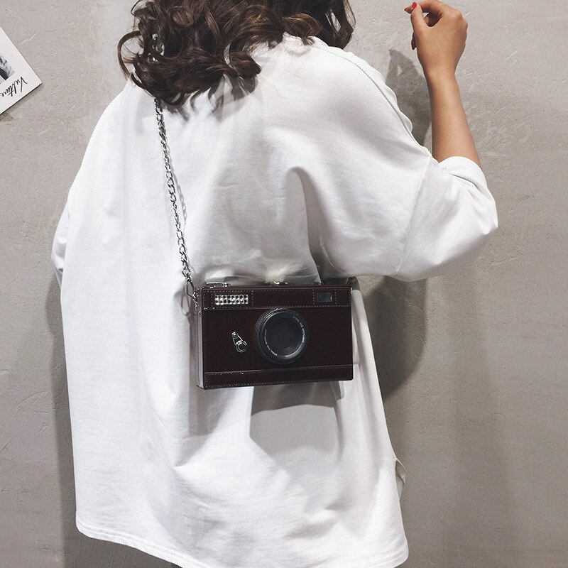 Designer de câmera forma sacos para as mulheres 2019 bolsas de luxo bolsas femininas forma caixa de viagem bolsa cadeias ombro sacos do mensageiro
