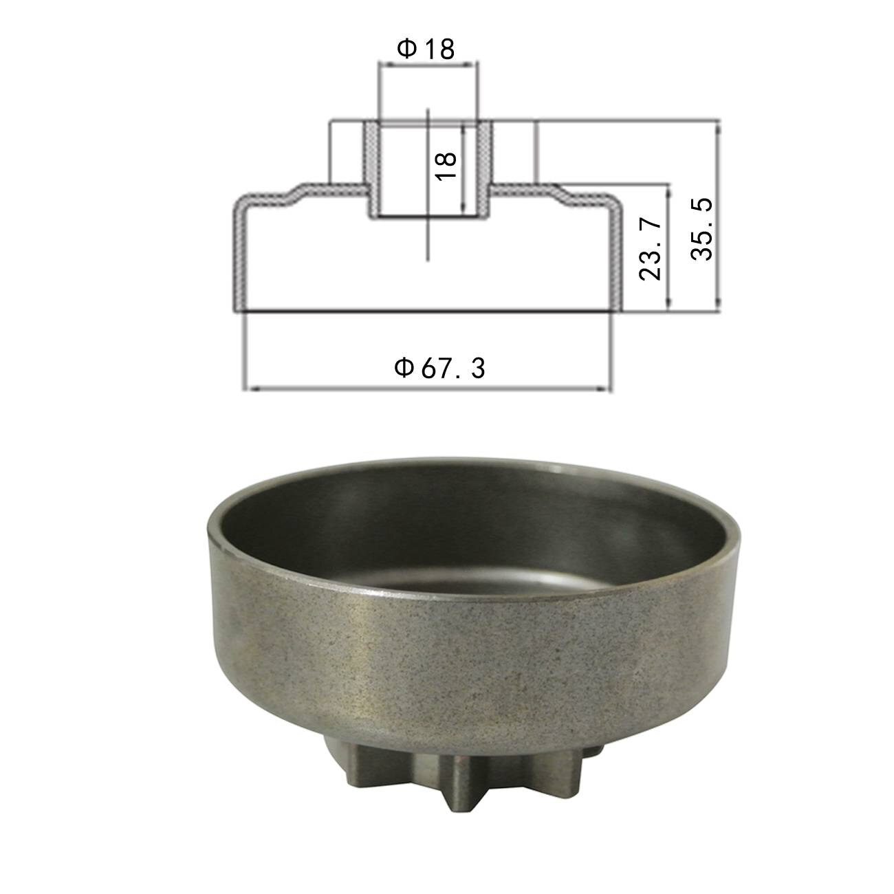 embrague tambor Compatible para Stihl 08 S10 07S motosierra T 7 404"