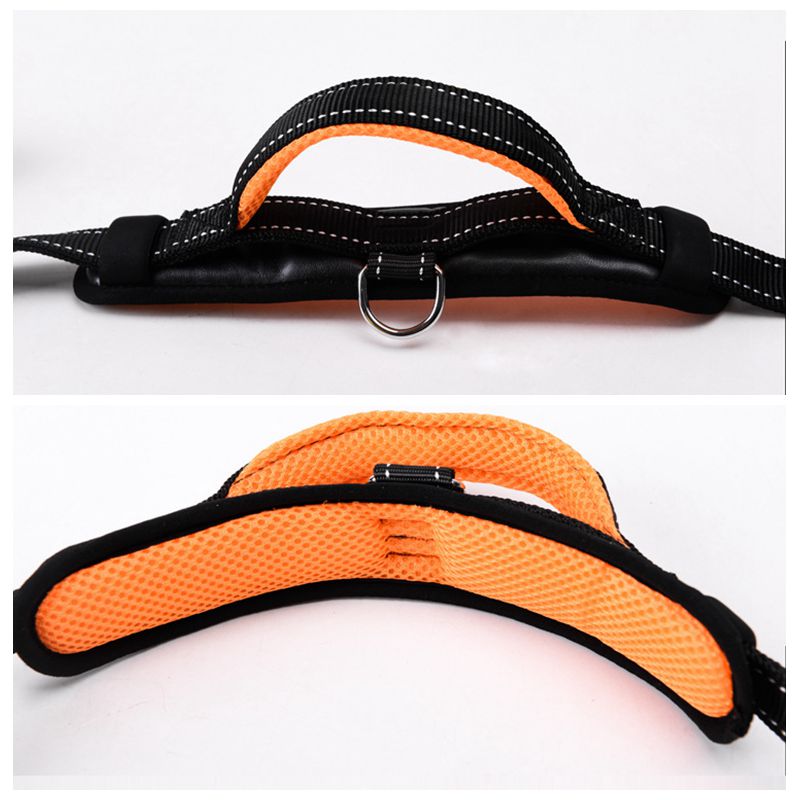 Halsband Leash Set Mesh Ademend Verstelbare Halsbanden S/M/L Nylon sterke handvat tractie Leash honden accessoires