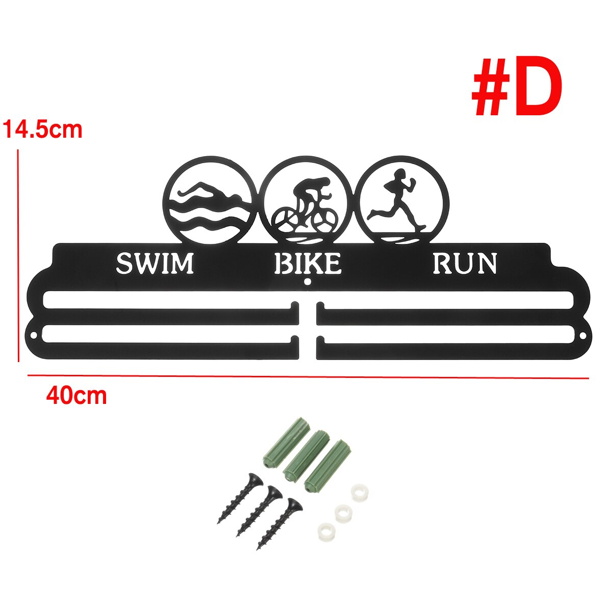 Medal Hanger Holder Display Rack for 30-45 Sport Medal Runner Swim Football Basketball marathons Championship Home Decor: D