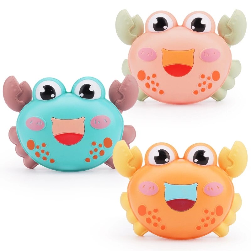 Bonitos juguetes clásicos de cuerda de plástico para gatear cangrejos, juguetes de cuerda para bebés, juguetes de agua para niños: Default Title
